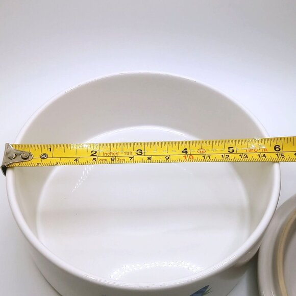 Vintage FTD Butterfly Ceramic Trinket Storage Jewelry Container with Lid 3" Tall - Picture 10 of 14